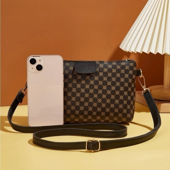 ⚠️Clearance Brown And Black Square Crossbody Bag - Picture 2 of 6